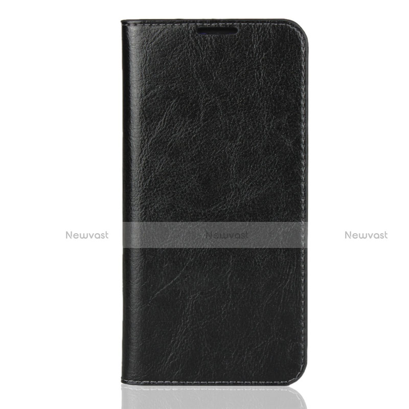 Leather Case Stands Flip Cover L01 Holder for Xiaomi Mi 9 Pro 5G Black