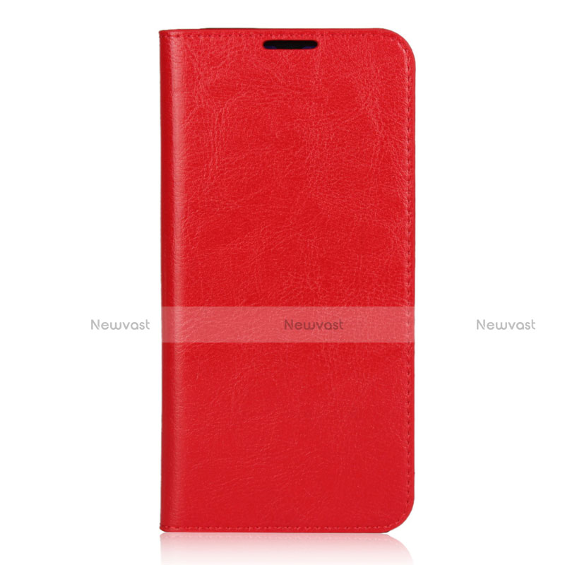 Leather Case Stands Flip Cover L01 Holder for Xiaomi Mi 9 Red