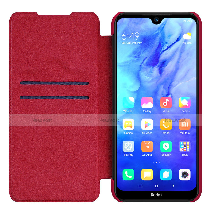 Leather Case Stands Flip Cover L01 Holder for Xiaomi Redmi Note 8 (2021)