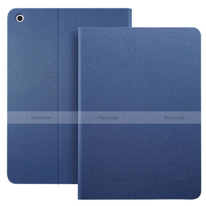 Leather Case Stands Flip Cover L02 for Apple iPad 2 Blue