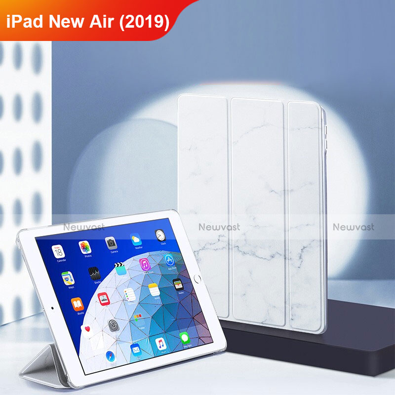 Leather Case Stands Flip Cover L02 for Apple iPad Air 3 White