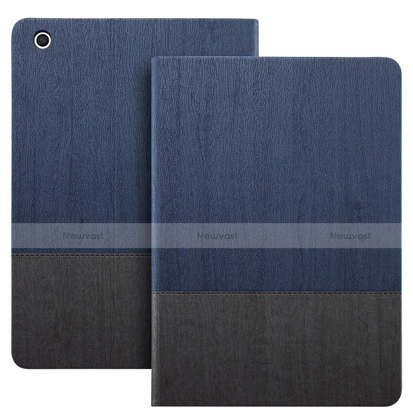 Leather Case Stands Flip Cover L02 for Apple iPad Mini 3 Blue