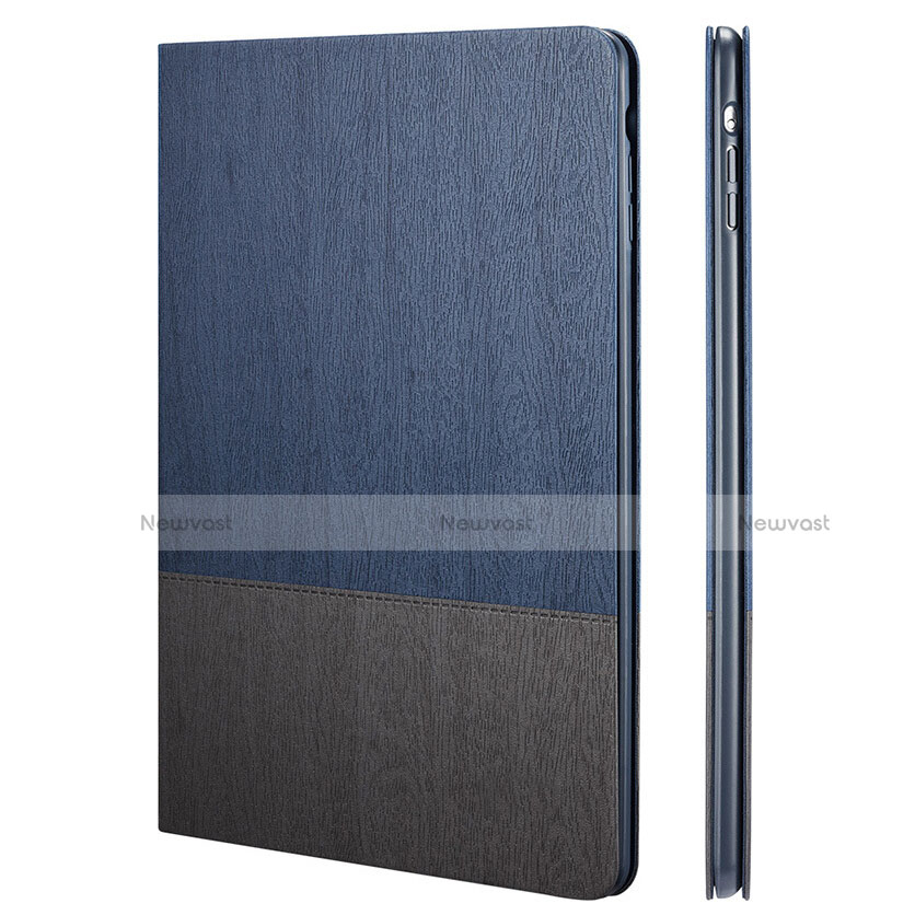 Leather Case Stands Flip Cover L02 for Apple iPad Mini 3 Blue