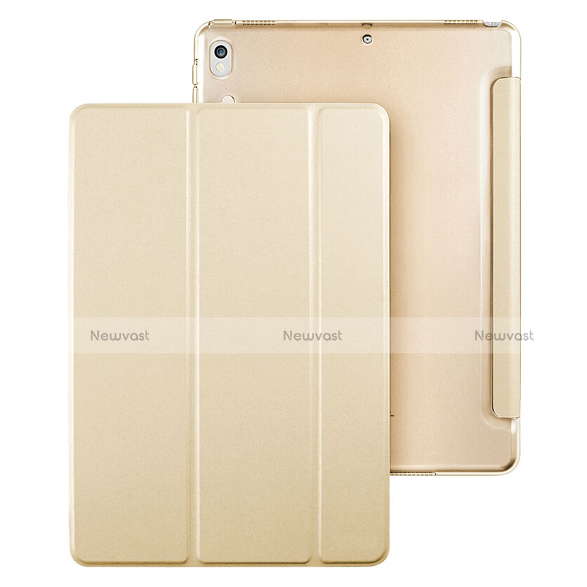 Leather Case Stands Flip Cover L02 for Apple iPad Pro 10.5 Gold