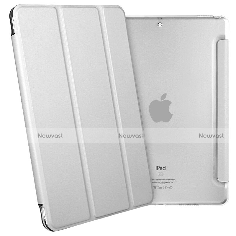 Leather Case Stands Flip Cover L02 for Apple iPad Pro 10.5 White