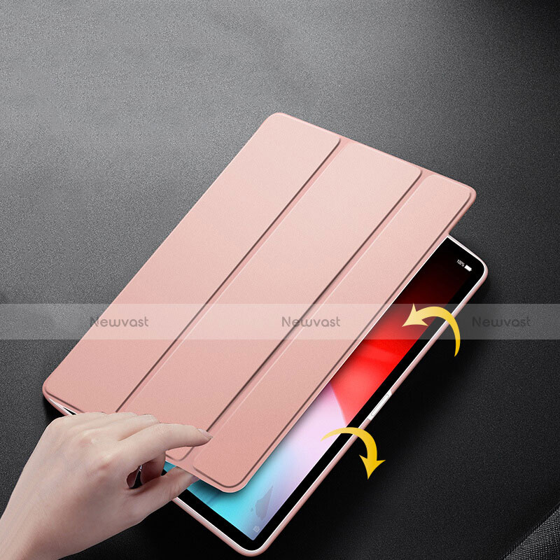 Leather Case Stands Flip Cover L02 for Apple iPad Pro 11 (2018) Pink