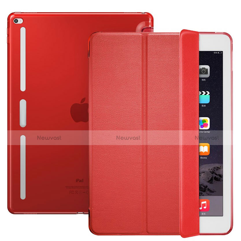 Leather Case Stands Flip Cover L02 for Apple iPad Pro 12.9 Red