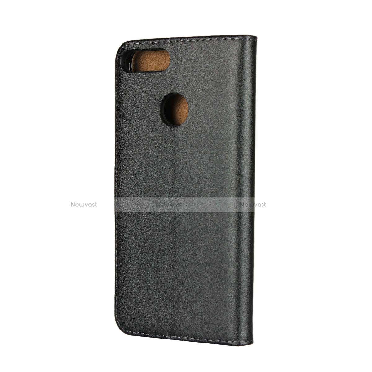 Leather Case Stands Flip Cover L02 for Huawei Honor 9 Lite Black