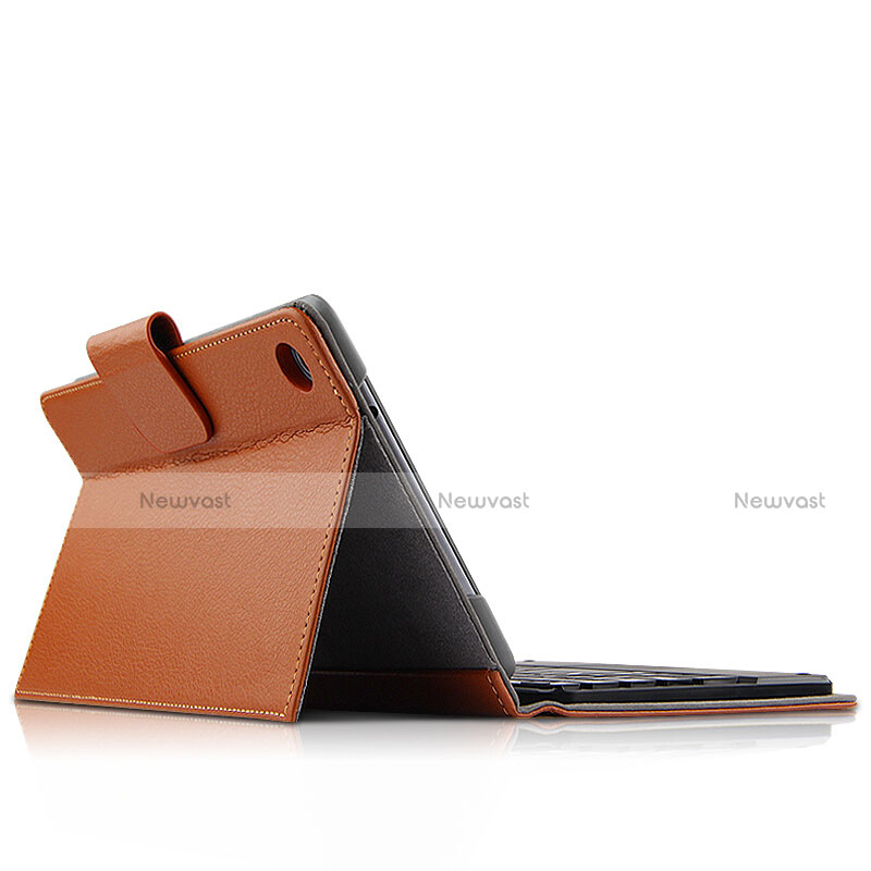 Leather Case Stands Flip Cover L02 for Huawei Honor Pad 5 8.0 Brown