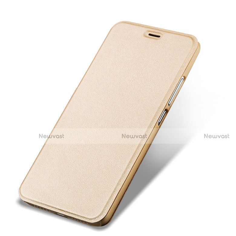 Leather Case Stands Flip Cover L02 for Huawei Honor V9 Play Gold