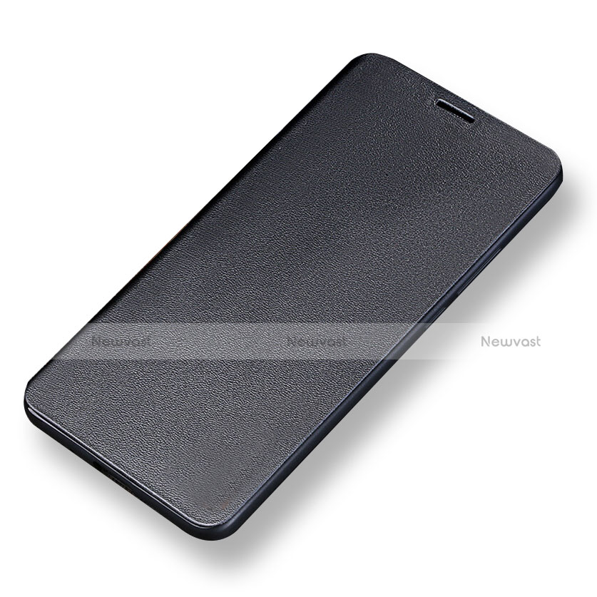 Leather Case Stands Flip Cover L02 for Huawei Mate 10 Black