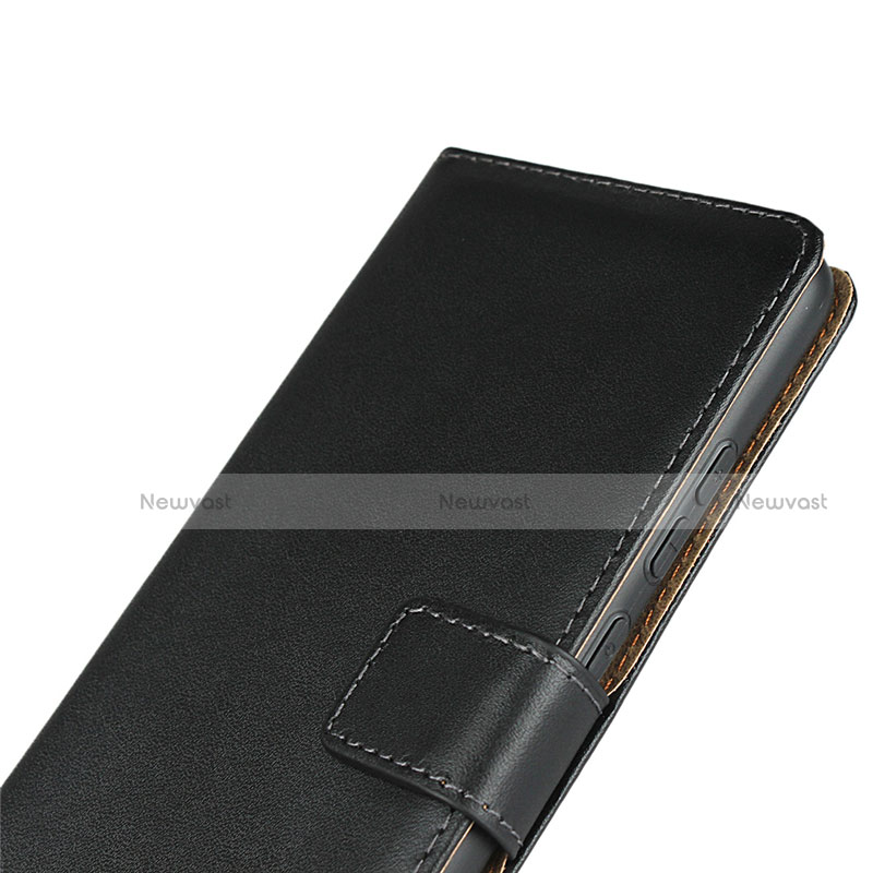 Leather Case Stands Flip Cover L02 for Huawei Mate 30 Pro 5G Black