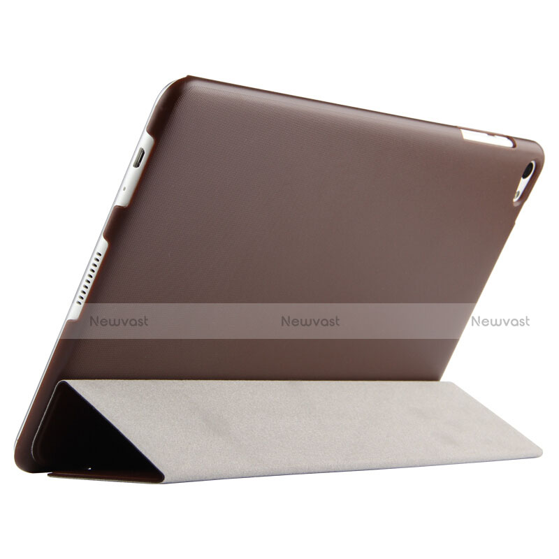 Leather Case Stands Flip Cover L02 for Huawei MediaPad M2 10.1 FDR-A03L FDR-A01W Brown