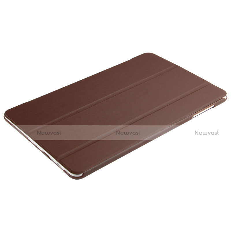 Leather Case Stands Flip Cover L02 for Huawei MediaPad M2 10.1 FDR-A03L FDR-A01W Brown