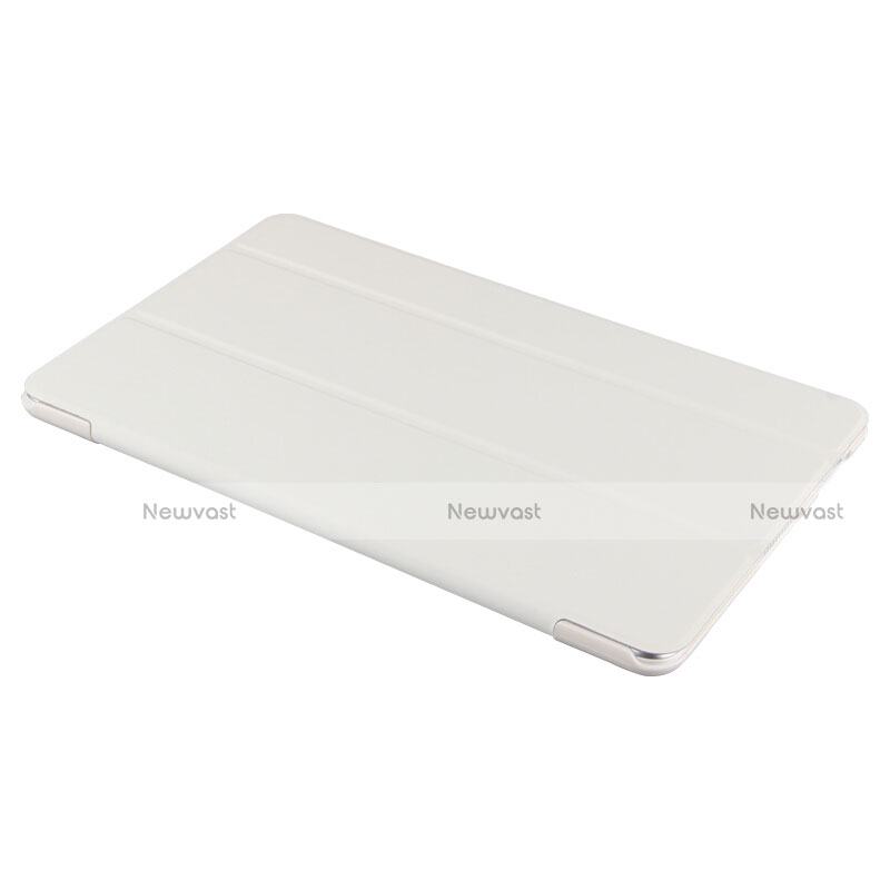 Leather Case Stands Flip Cover L02 for Huawei MediaPad M2 10.1 FDR-A03L FDR-A01W White