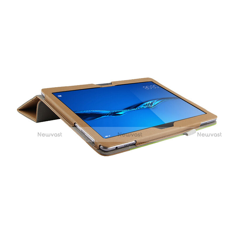 Leather Case Stands Flip Cover L02 for Huawei MediaPad M3 Lite 10.1 BAH-W09 Blue