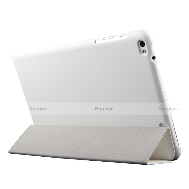 Leather Case Stands Flip Cover L02 for Huawei Mediapad T1 10 Pro T1-A21L T1-A23L White