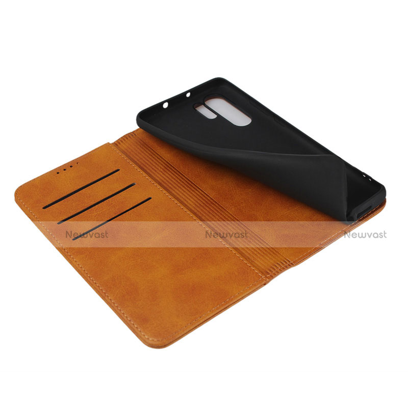 Leather Case Stands Flip Cover L02 for Huawei P30 Pro Orange