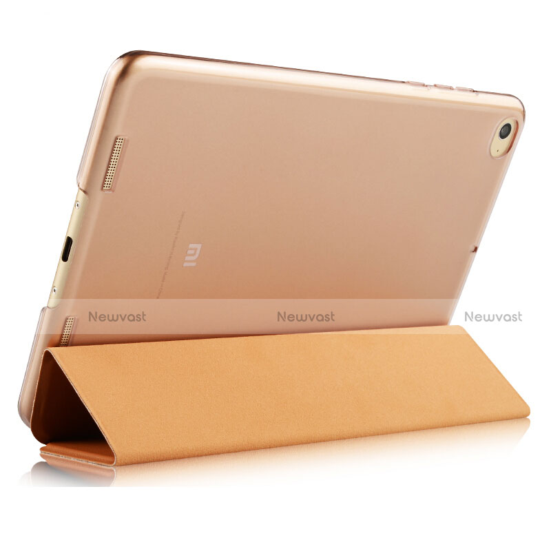 Leather Case Stands Flip Cover L02 for Xiaomi Mi Pad 2 Brown