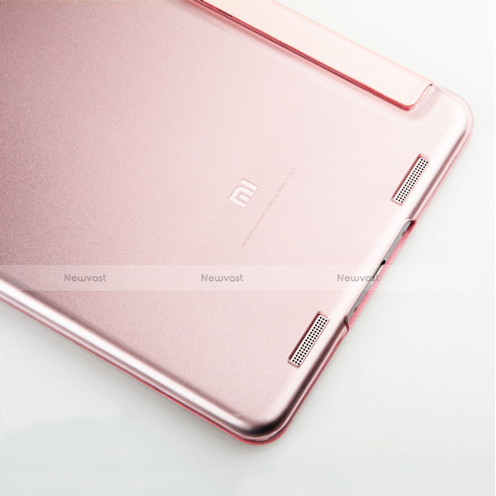 Leather Case Stands Flip Cover L02 for Xiaomi Mi Pad 3 Rose Gold