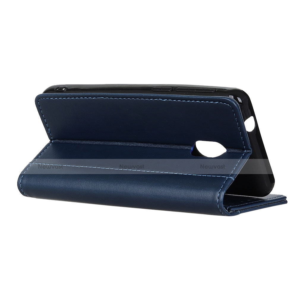 Leather Case Stands Flip Cover L02 Holder for Alcatel 1C (2019)