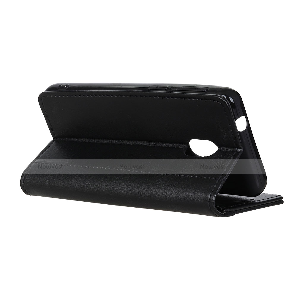 Leather Case Stands Flip Cover L02 Holder for Alcatel 1C (2019)