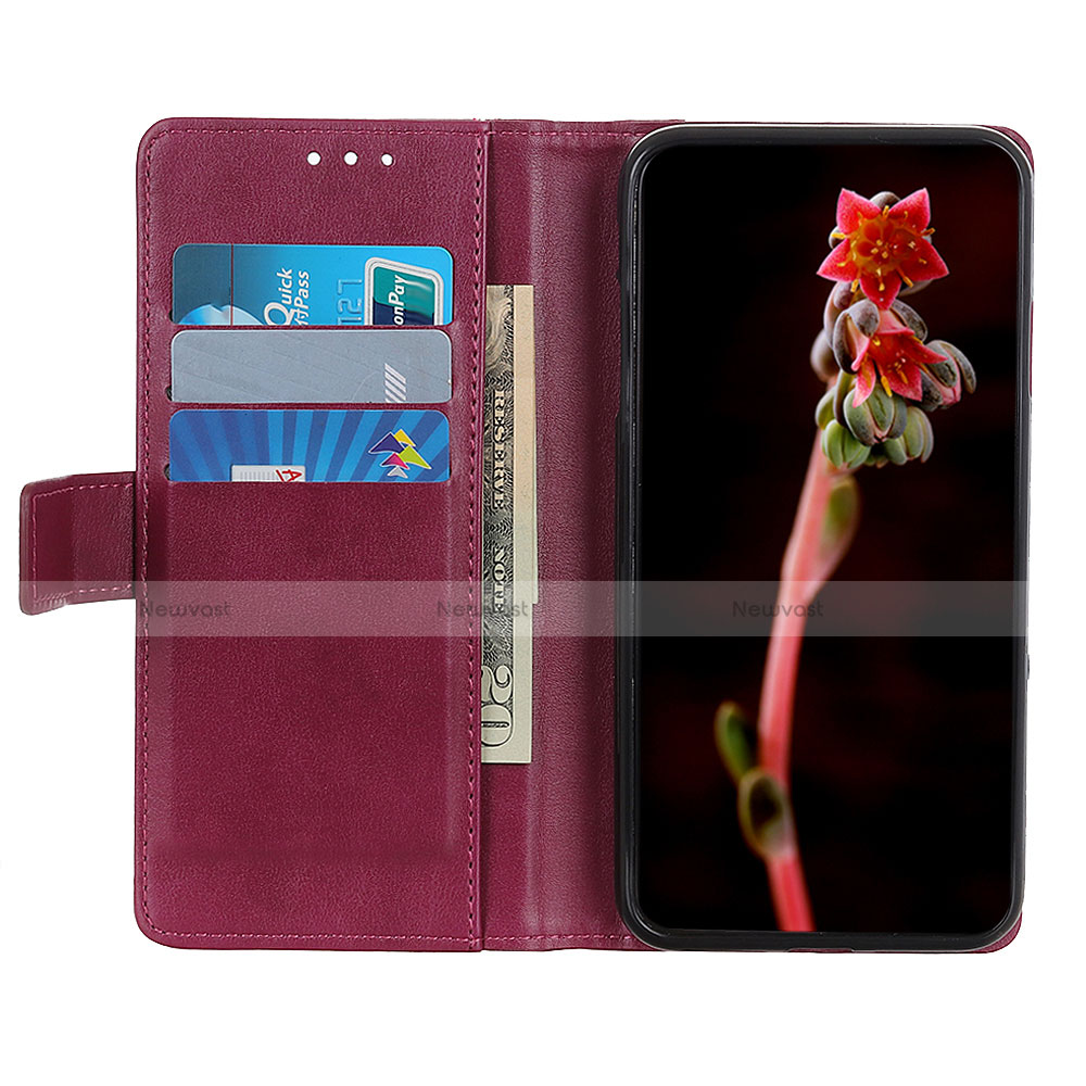 Leather Case Stands Flip Cover L02 Holder for Alcatel 1X (2019)