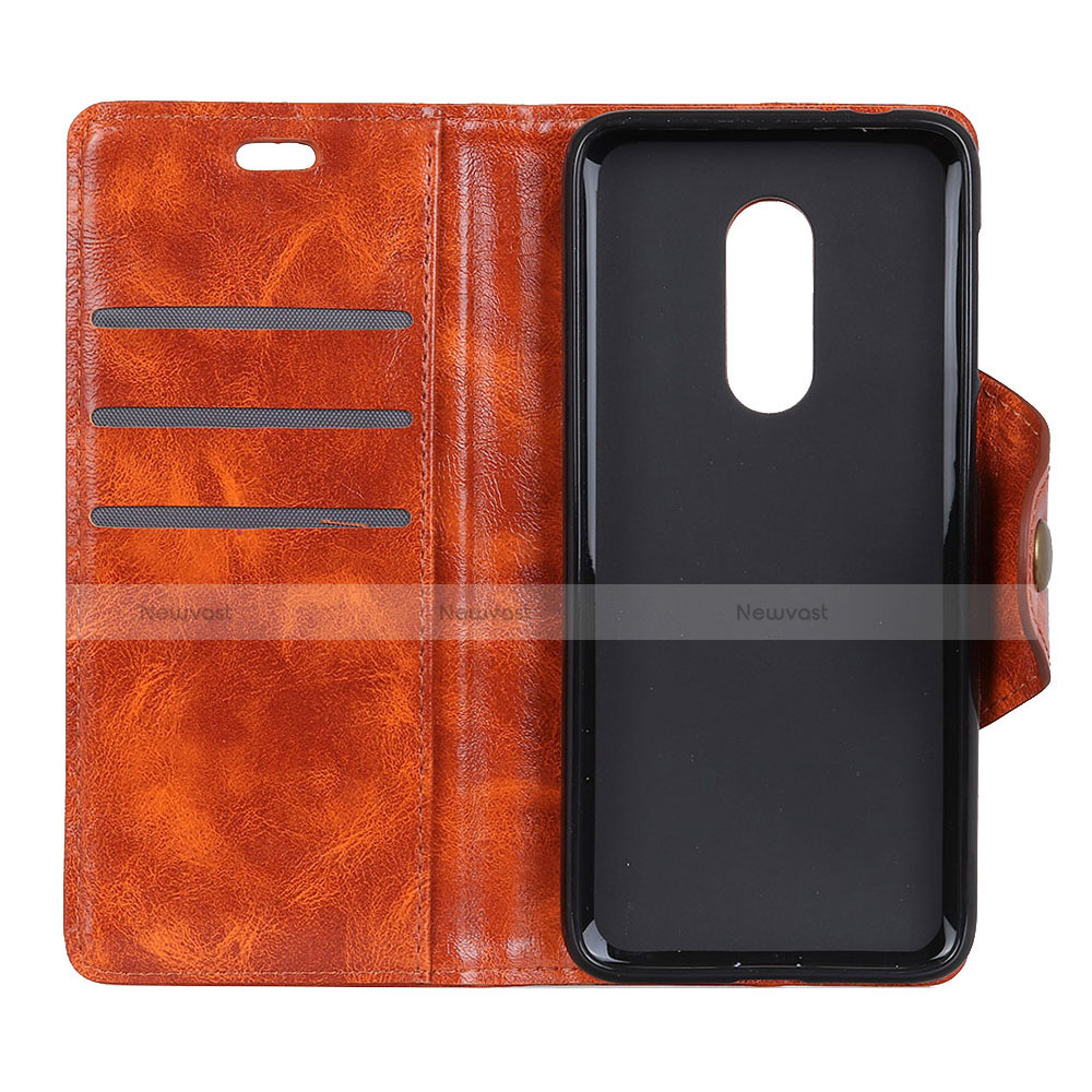 Leather Case Stands Flip Cover L02 Holder for Alcatel 3