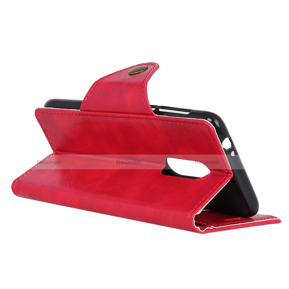 Leather Case Stands Flip Cover L02 Holder for Alcatel 3