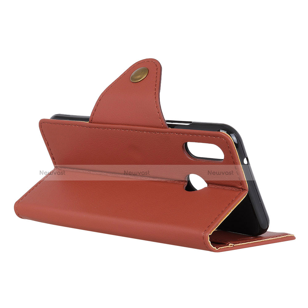 Leather Case Stands Flip Cover L02 Holder for Alcatel 5V