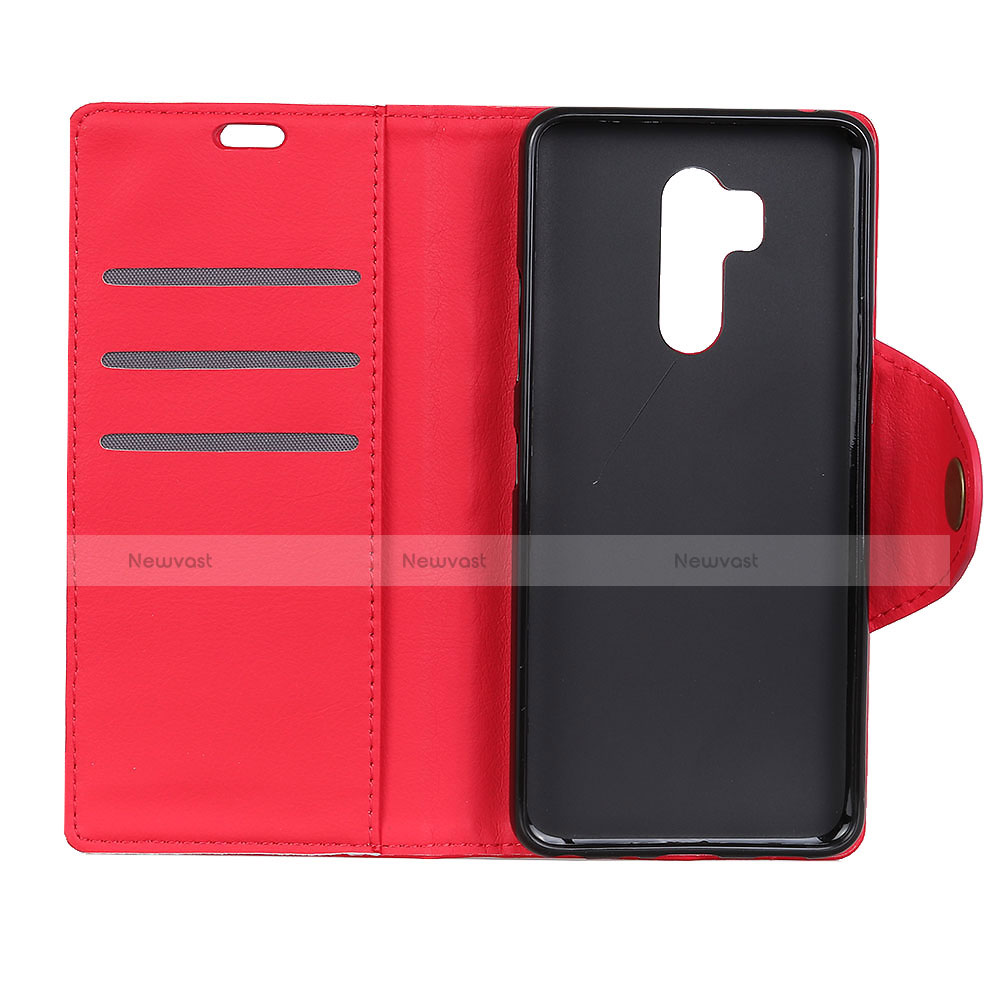 Leather Case Stands Flip Cover L02 Holder for Alcatel 7