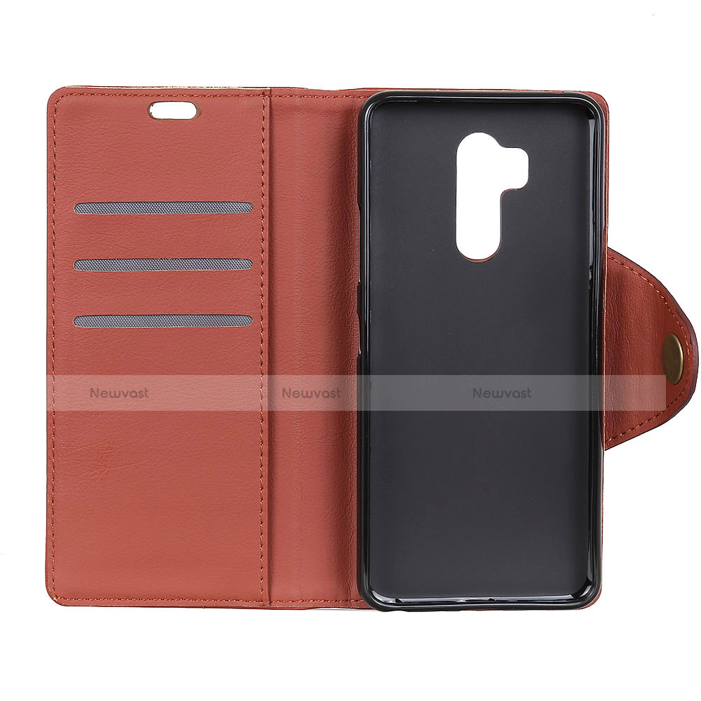 Leather Case Stands Flip Cover L02 Holder for Alcatel 7