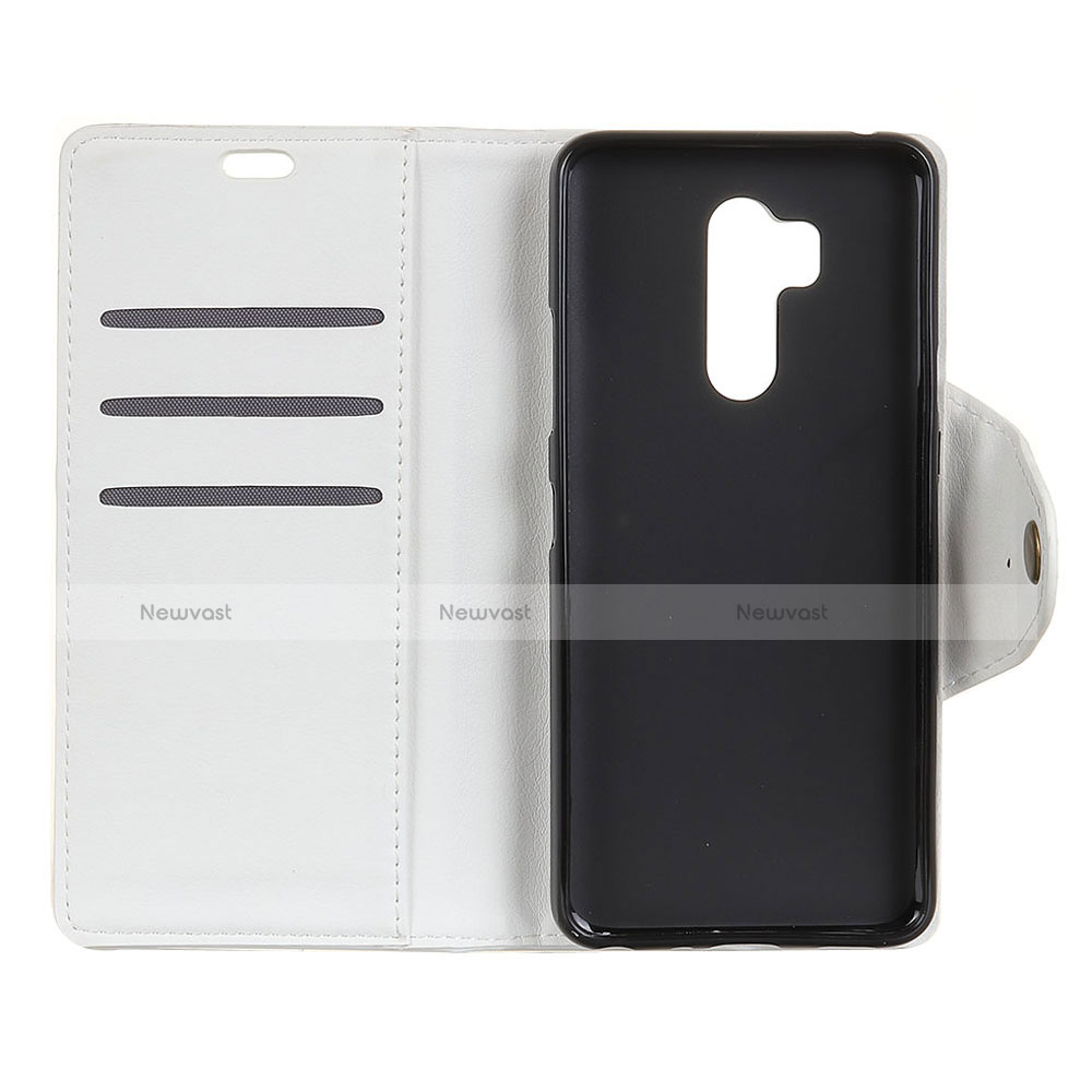 Leather Case Stands Flip Cover L02 Holder for Alcatel 7