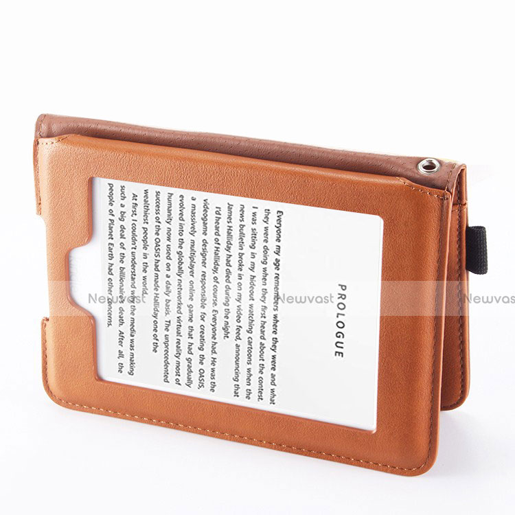 Leather Case Stands Flip Cover L02 Holder for Amazon Kindle 6 inch