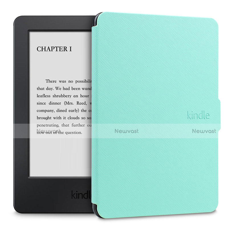 Leather Case Stands Flip Cover L02 Holder for Amazon Kindle Paperwhite 6 inch Green
