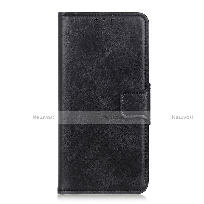 Leather Case Stands Flip Cover L02 Holder for Apple iPhone 12 Max Black