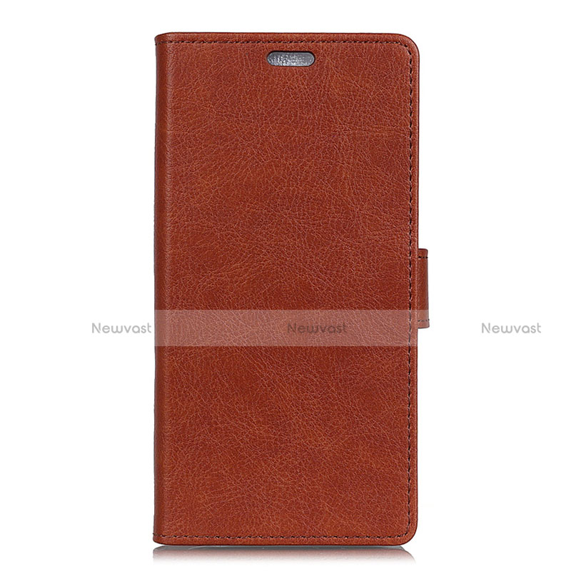 Leather Case Stands Flip Cover L02 Holder for Asus ZenFone V500KL Red Wine