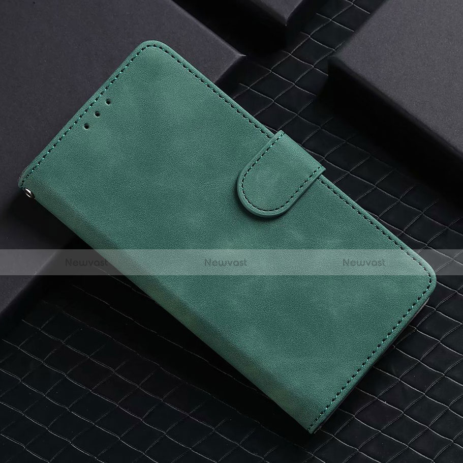 Leather Case Stands Flip Cover L02 Holder for Google Pixel 5 Green