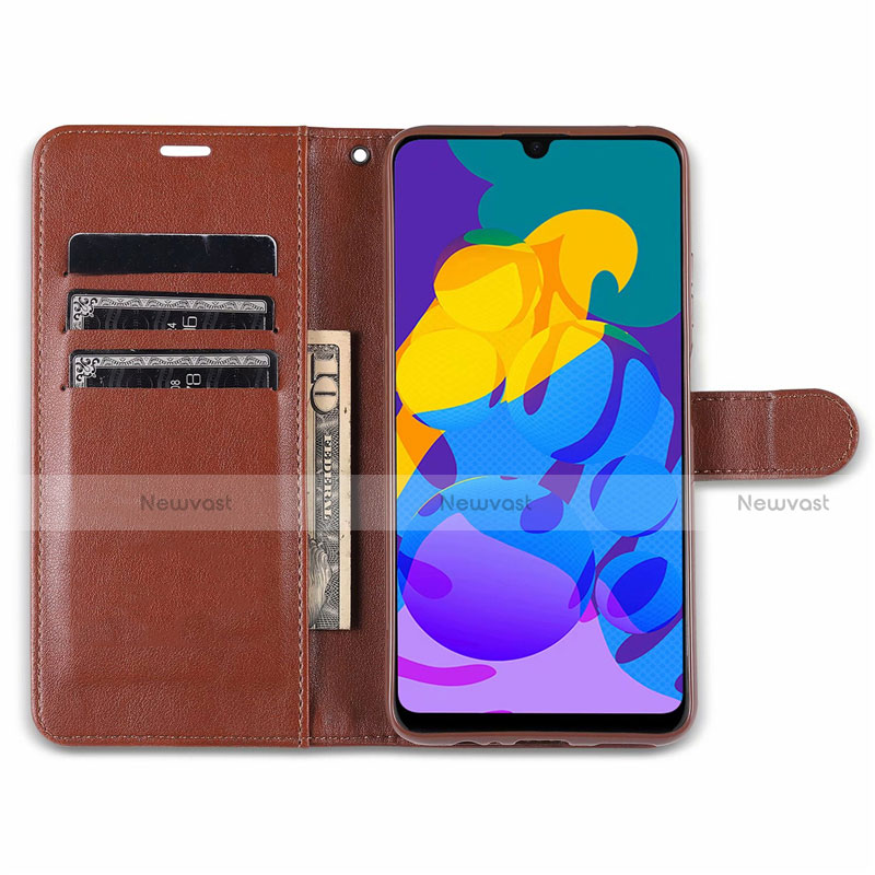 Leather Case Stands Flip Cover L02 Holder for Huawei Enjoy 20 5G