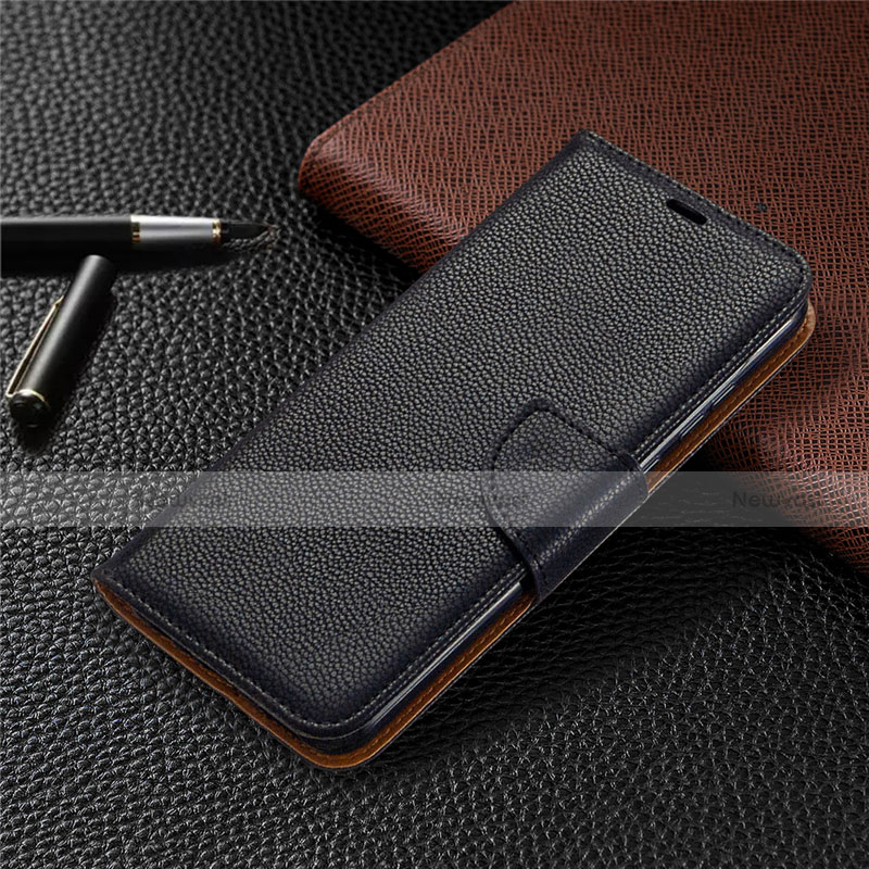 Leather Case Stands Flip Cover L02 Holder for Huawei Honor 9A Black