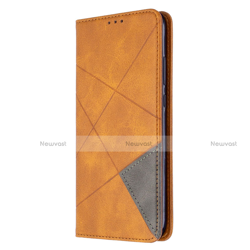 Leather Case Stands Flip Cover L02 Holder for Huawei Honor 9C Orange