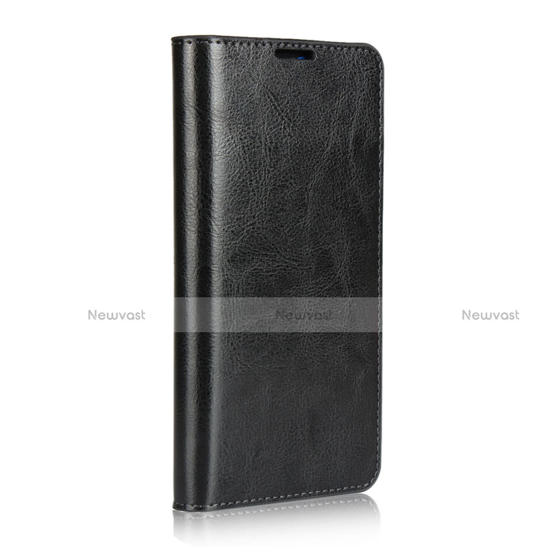 Leather Case Stands Flip Cover L02 Holder for Huawei Mate 20 Black