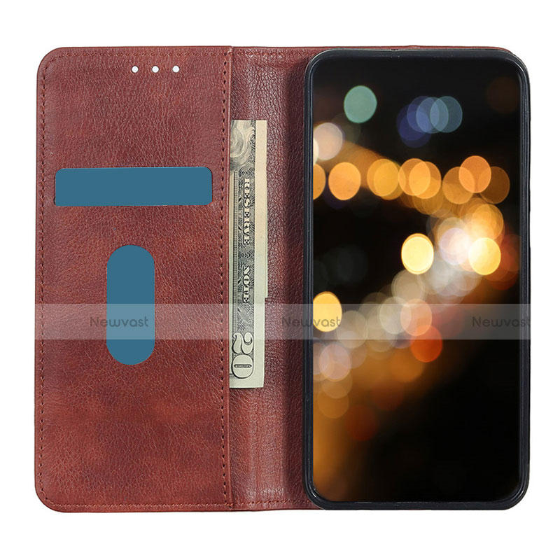 Leather Case Stands Flip Cover L02 Holder for Huawei P Smart (2021)