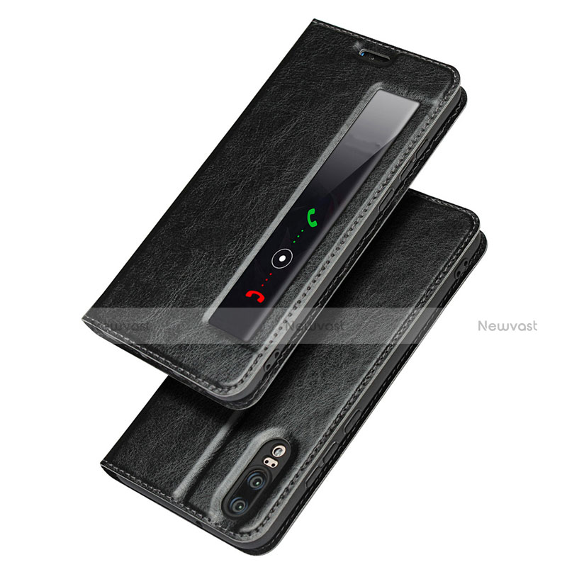Leather Case Stands Flip Cover L02 Holder for Huawei P20