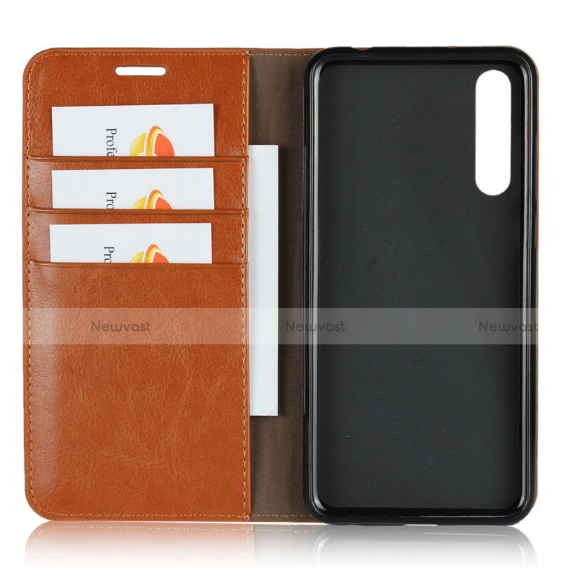 Leather Case Stands Flip Cover L02 Holder for Huawei P20 Pro
