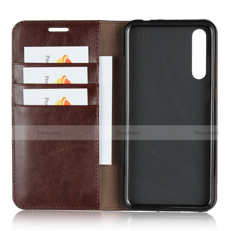 Leather Case Stands Flip Cover L02 Holder for Huawei P20 Pro