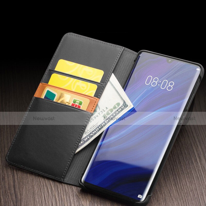 Leather Case Stands Flip Cover L02 Holder for Huawei P30