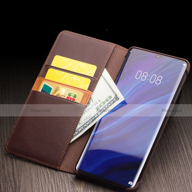 Leather Case Stands Flip Cover L02 Holder for Huawei P30