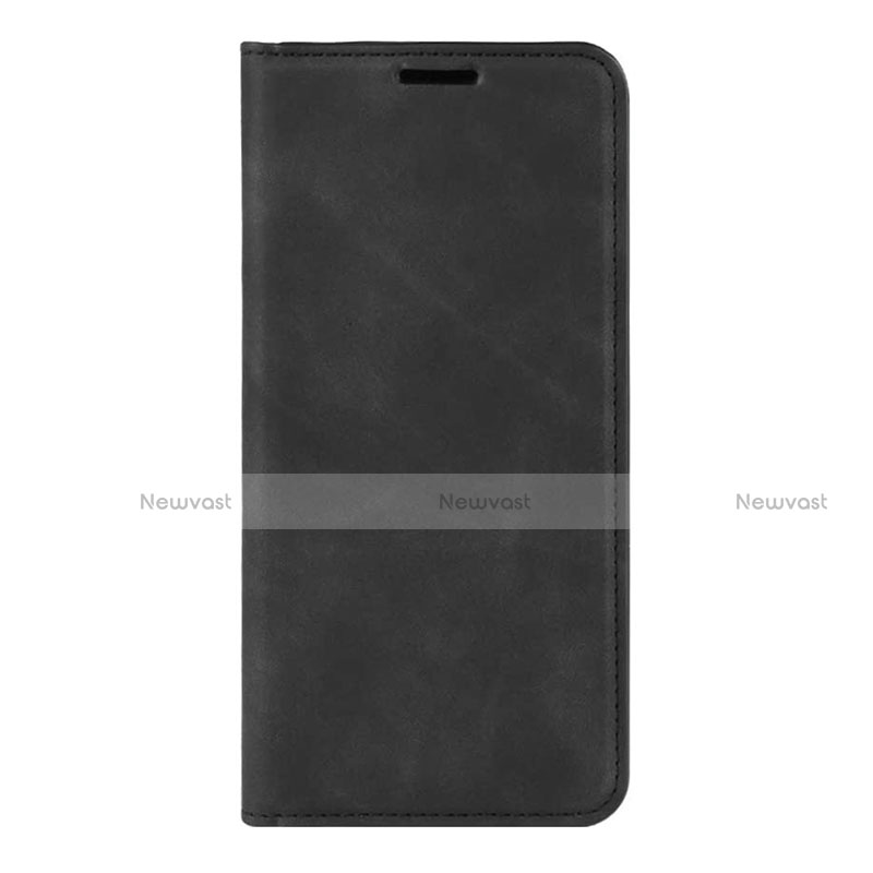 Leather Case Stands Flip Cover L02 Holder for Huawei P40 Pro+ Plus Black