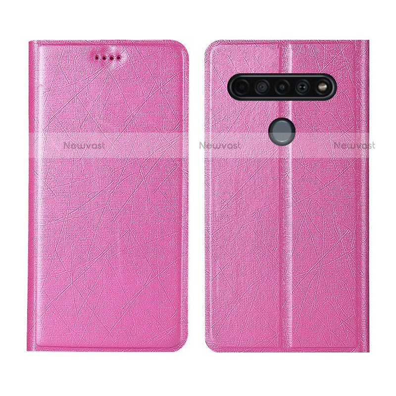 Leather Case Stands Flip Cover L02 Holder for LG K41S